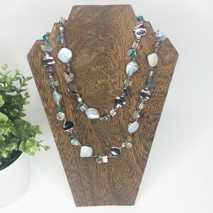 Lia Sophia | Ocean Air Necklace. 43"-46" (around)